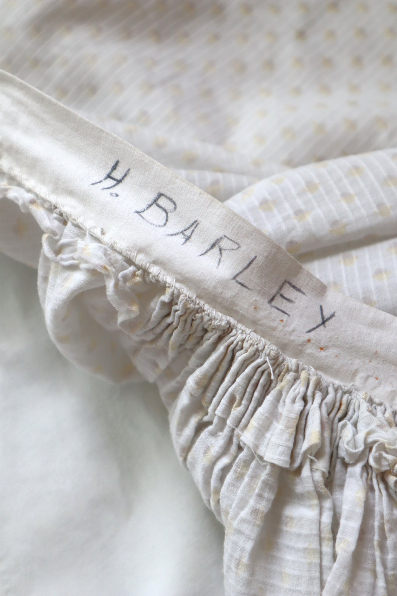 1870s~1880s Cotton Dot Skirt