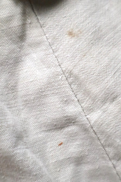 1920s French White Work Trousers - Paris Back Cinch