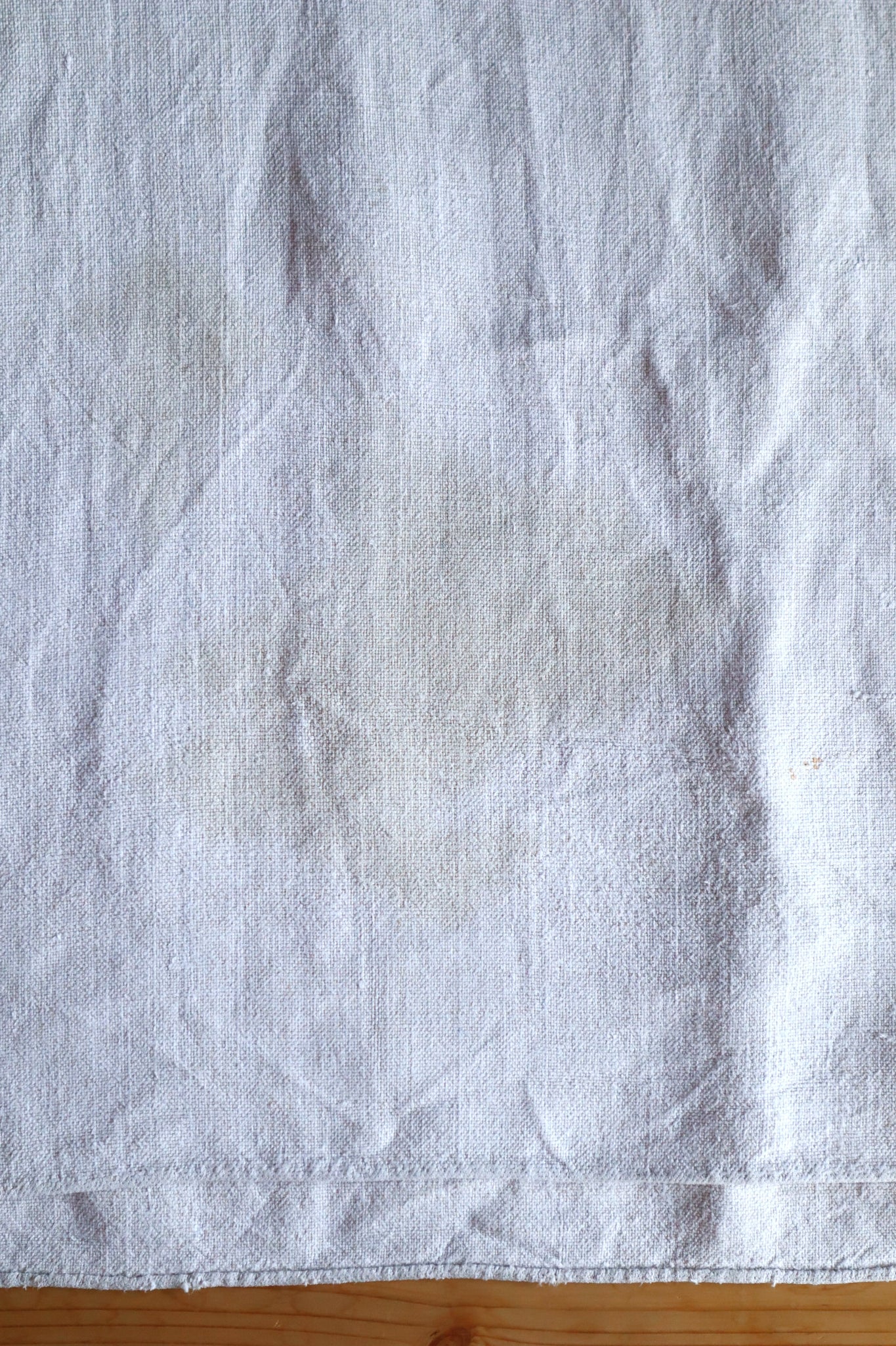 1890s–1910s Ukrainian Hand-Embroidered Homespun Linen Folk Dress