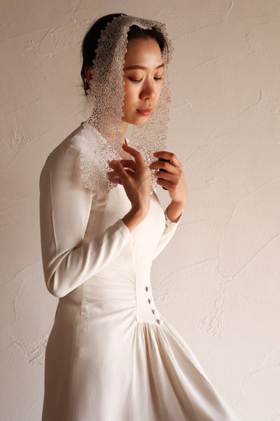 1900s–1910s Irish Crochet Lace Jabot