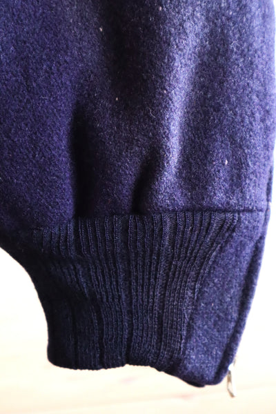 Late 1930s Navy Wool Balloon Pants