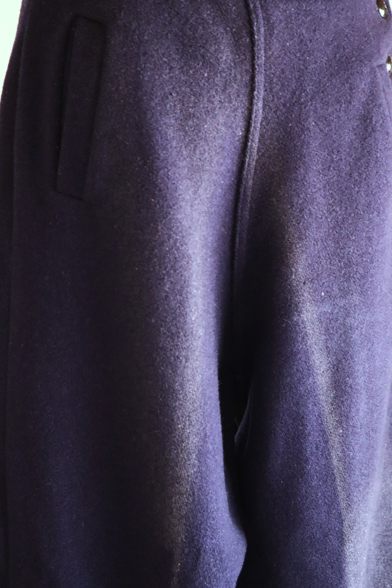 Late 1930s Navy Wool Balloon Pants