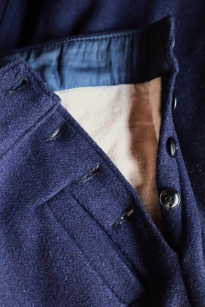 Late 1930s Navy Wool Balloon Pants