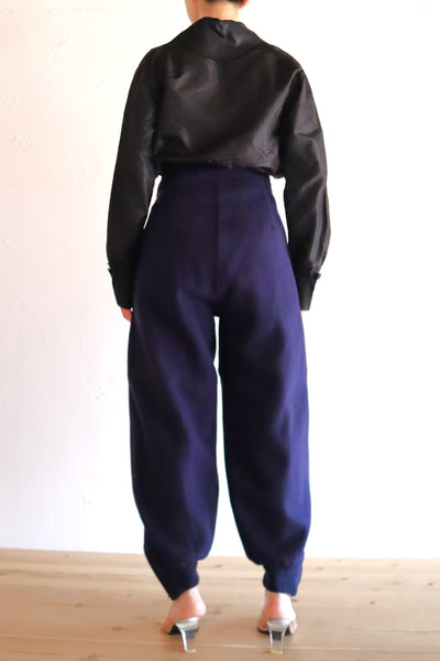 1900s–1910s Acorn Brand Black Silk Pigeon-Front Jacket