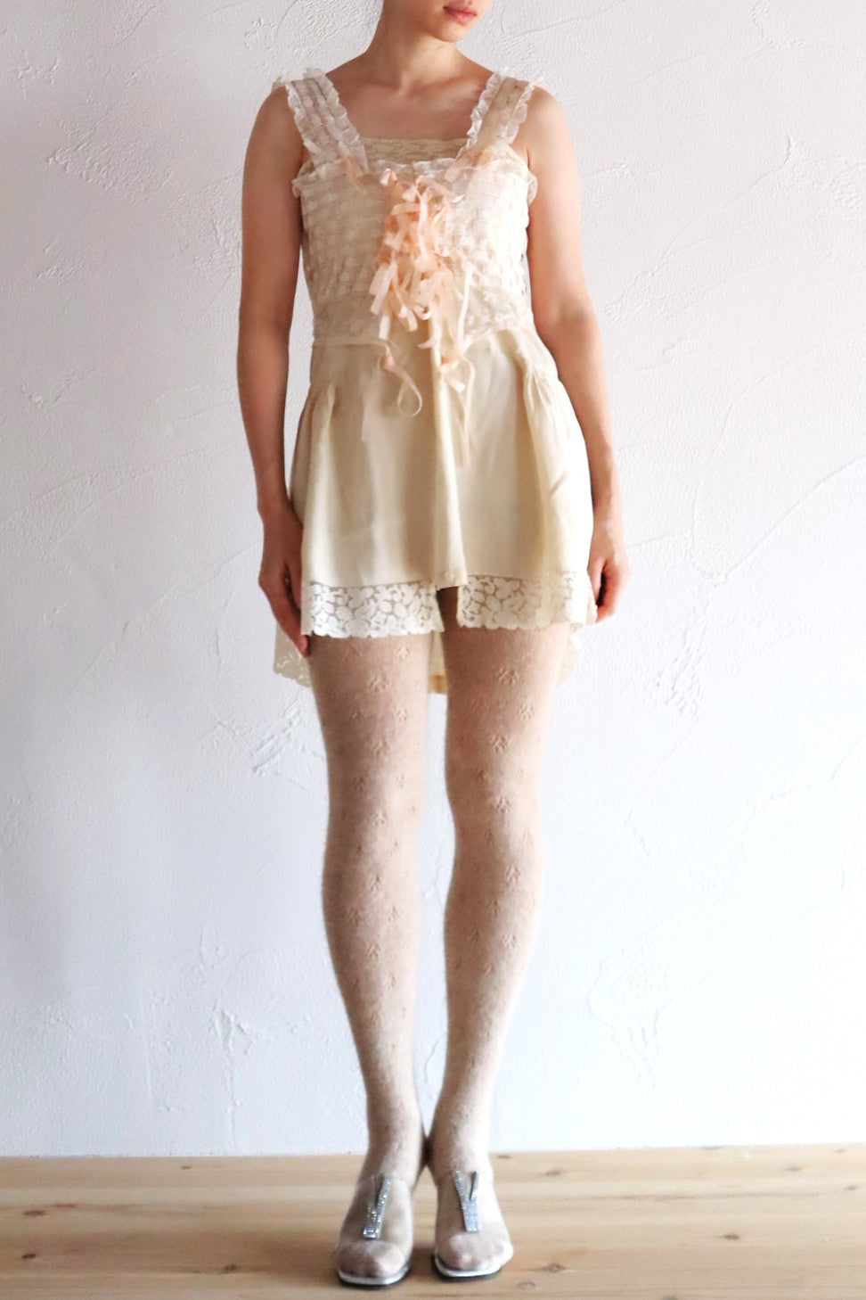Artisan-Made Antique French Lace Corset Cover (Reproduction)