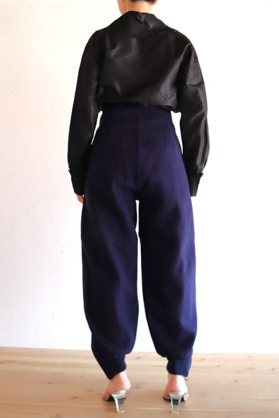 Late 1930s Navy Wool Balloon Pants