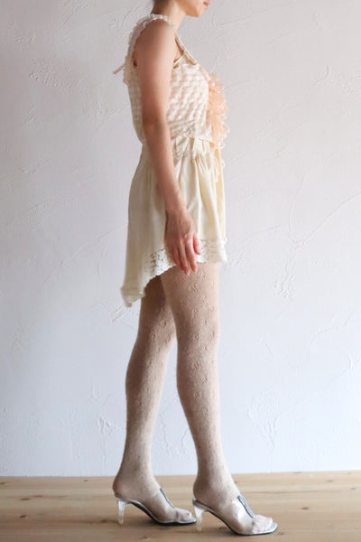 Artisan-Made Antique French Lace Corset Cover (Reproduction)