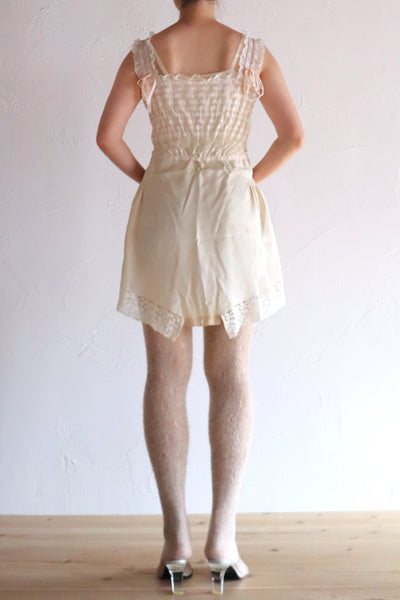 Artisan-Made Antique French Lace Corset Cover (Reproduction)