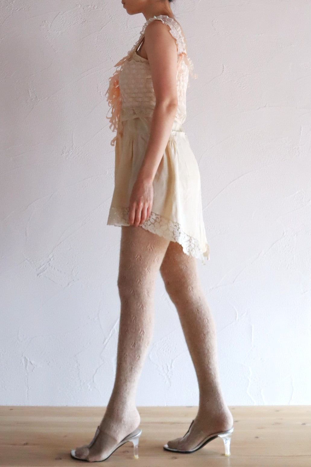 Artisan-Made Antique French Lace Corset Cover (Reproduction)
