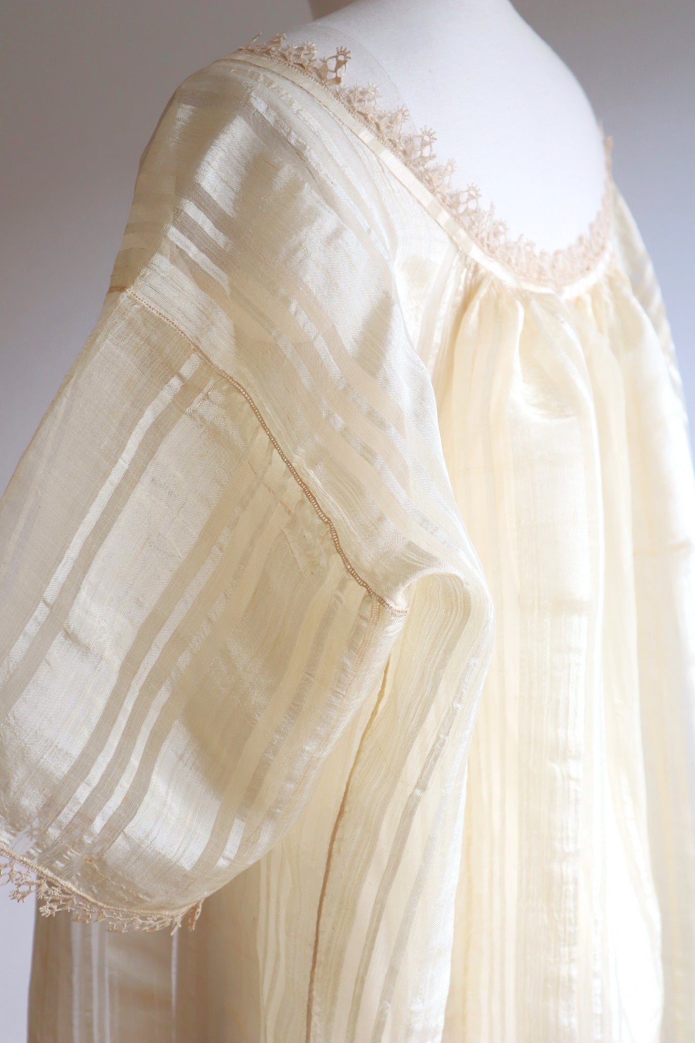 1890s Linen Voile Dress