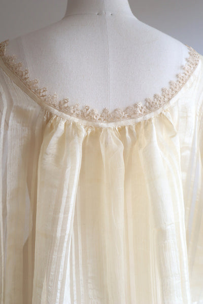 1890s Linen Voile Dress