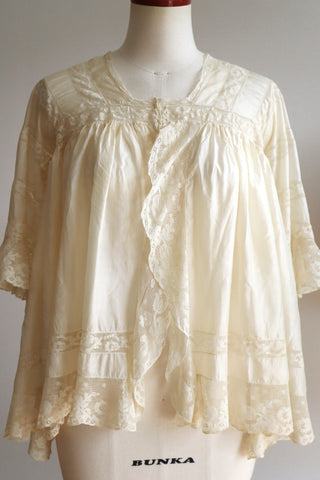 1900s Silk Bed Jacket