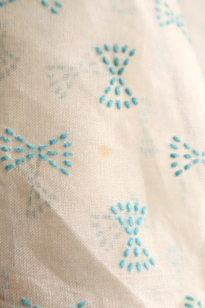 70s Balloon Sleeve Sheer Blouse