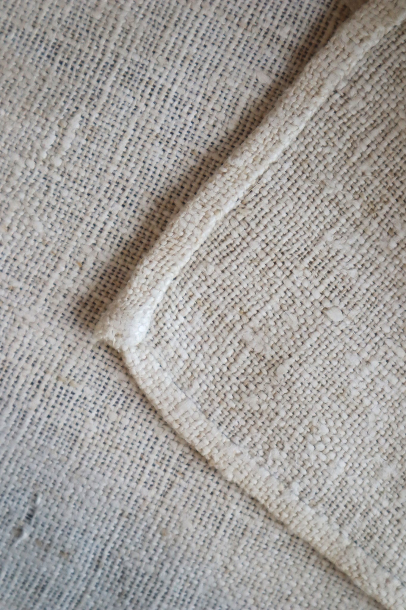 19th Antique Large Linen Towel
