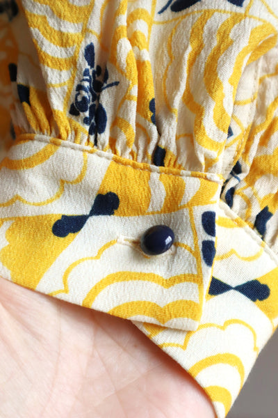 80s TARA JARMON Blouse