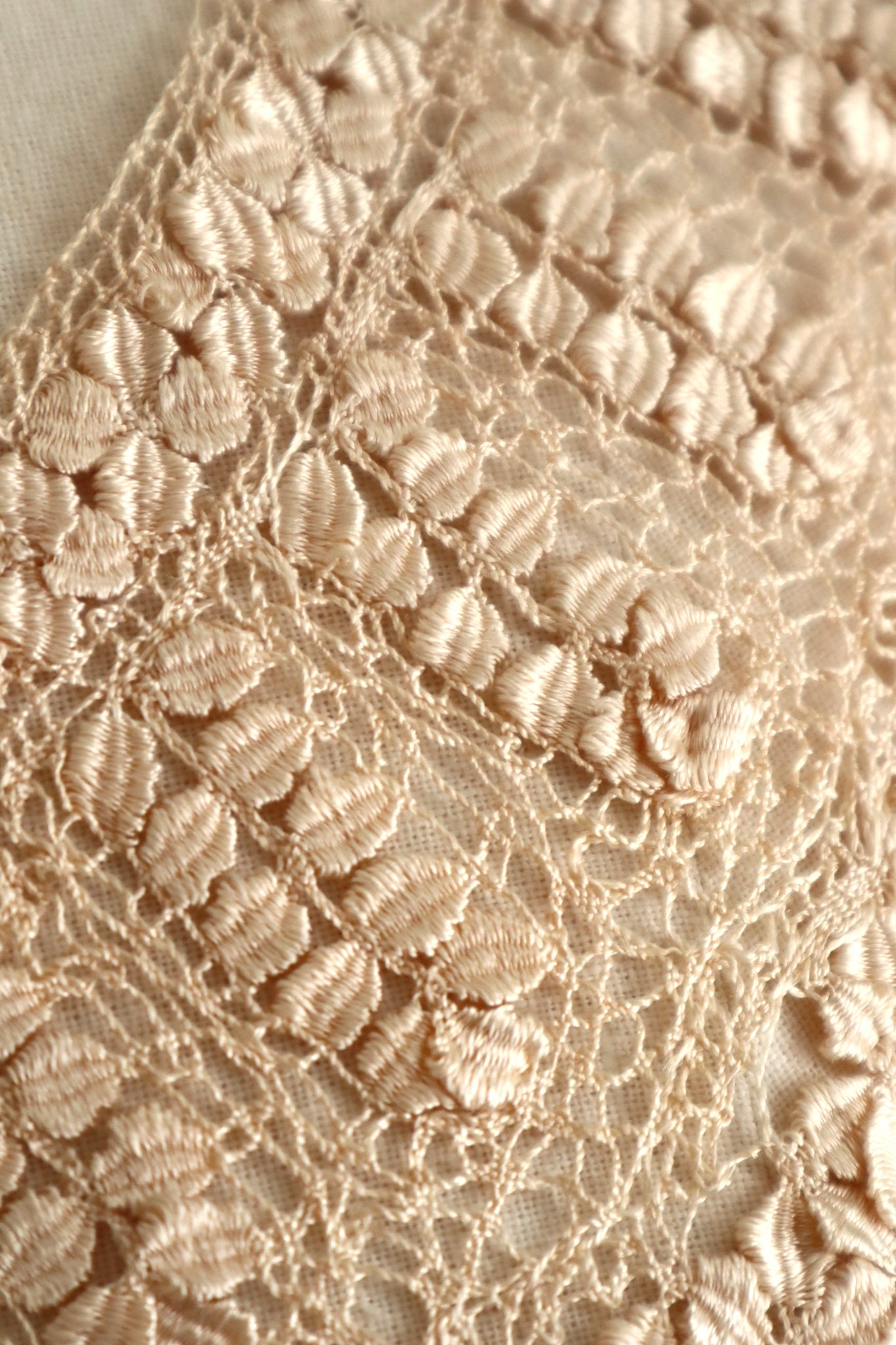19th Century Silk Maltese Lace Collar