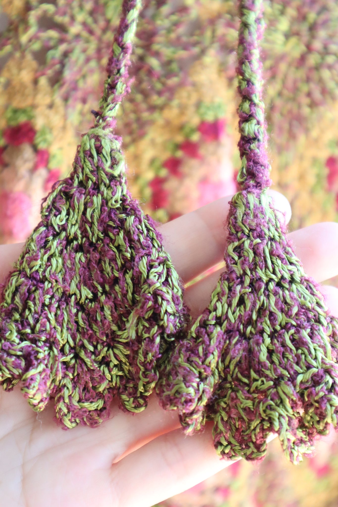 60s Crochet Silk Cotton Dress
