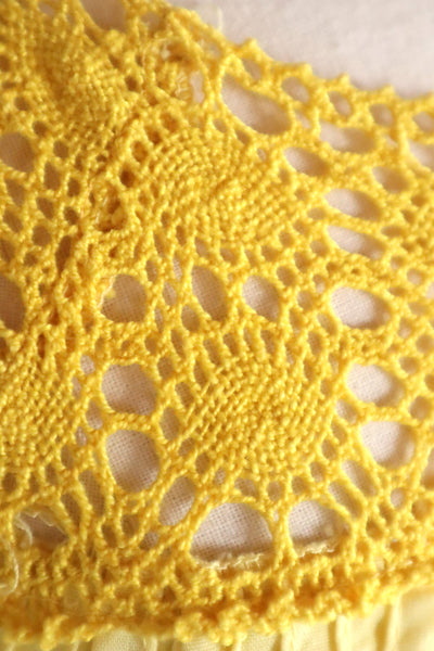 70s Yellow Mexican Dress