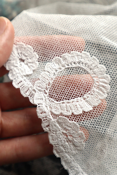 Handmade Antique Tulle Lace Collar