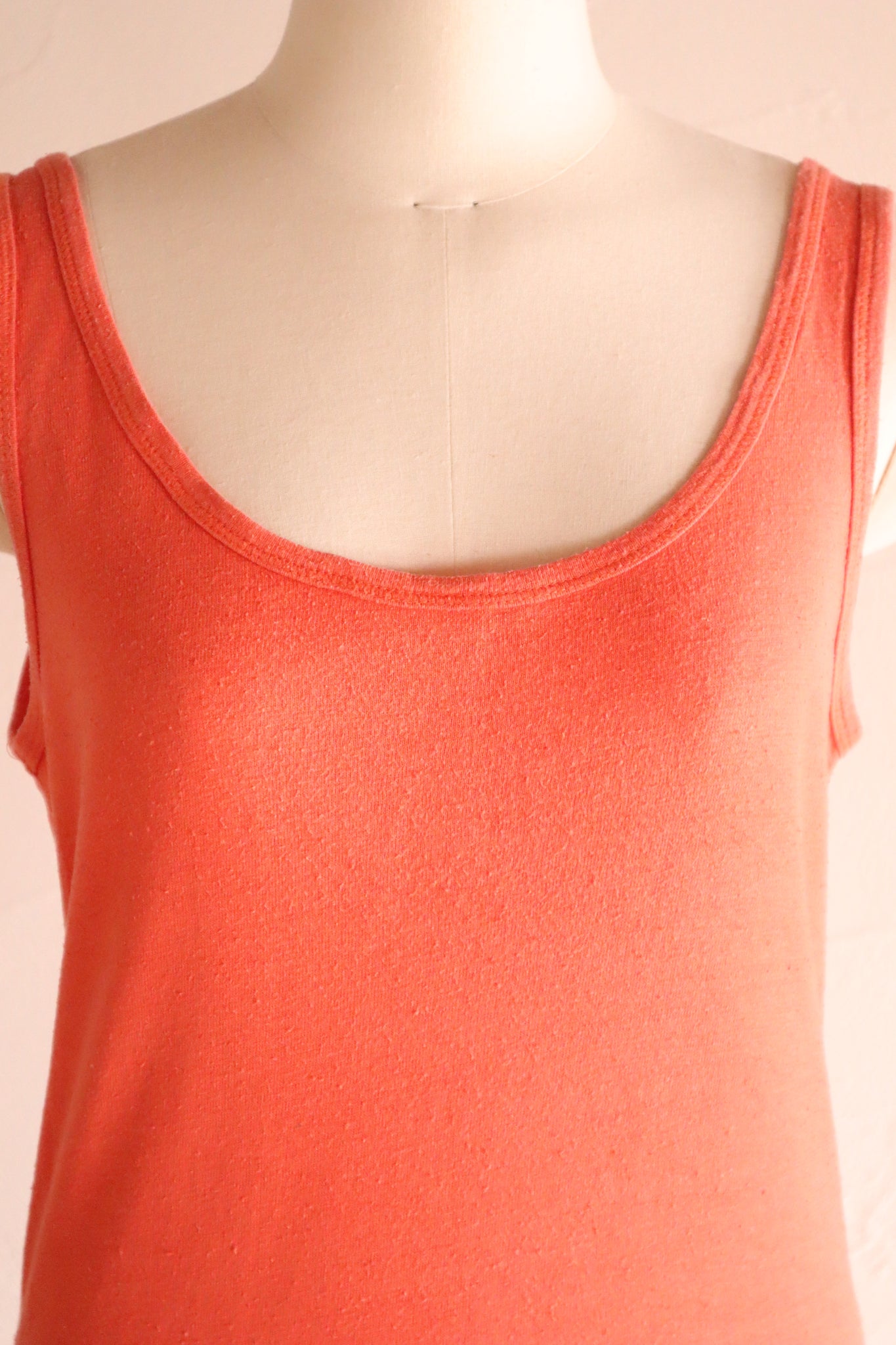 90s Coral Cotton Dress