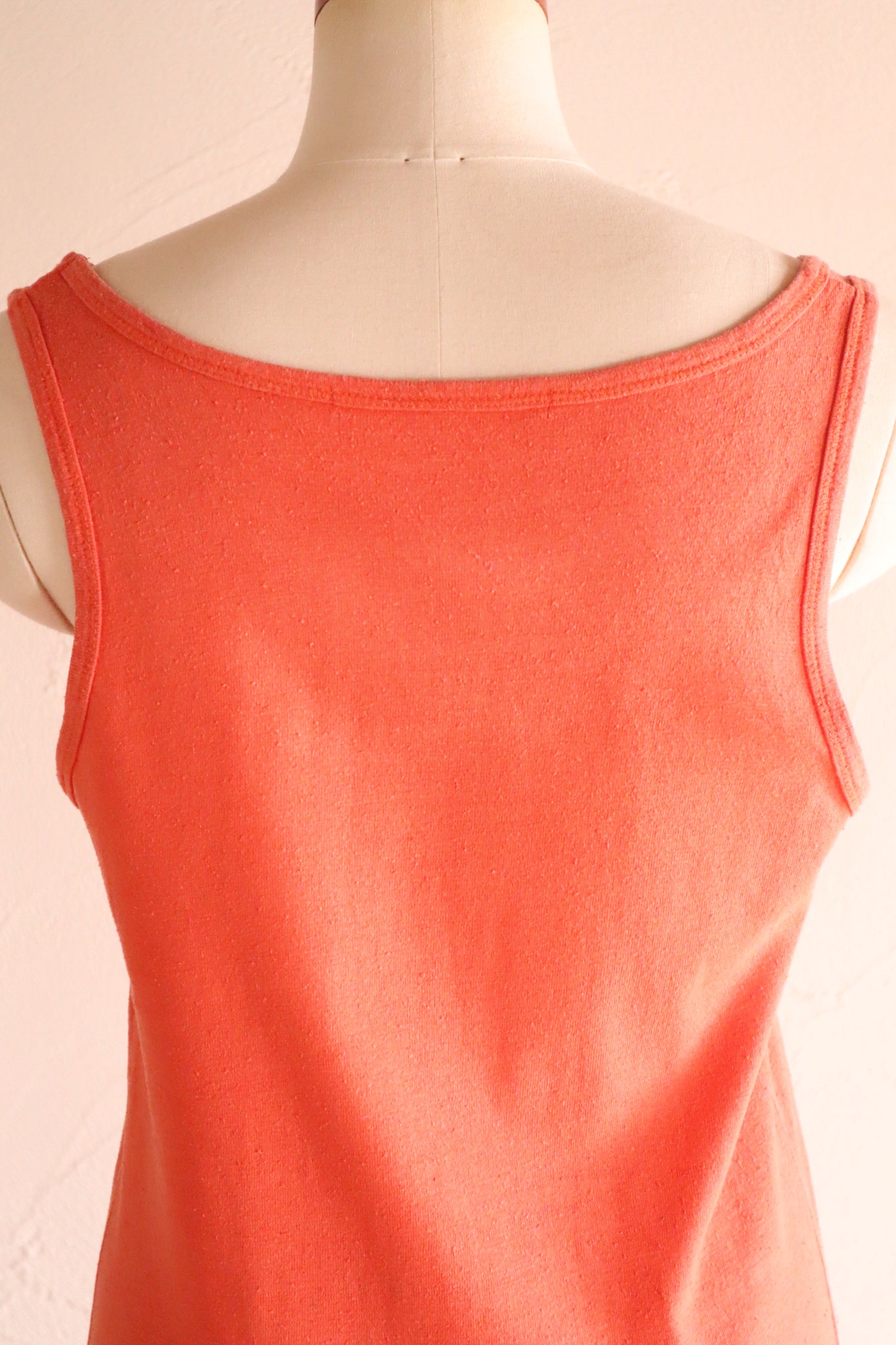 90s Coral Cotton Dress