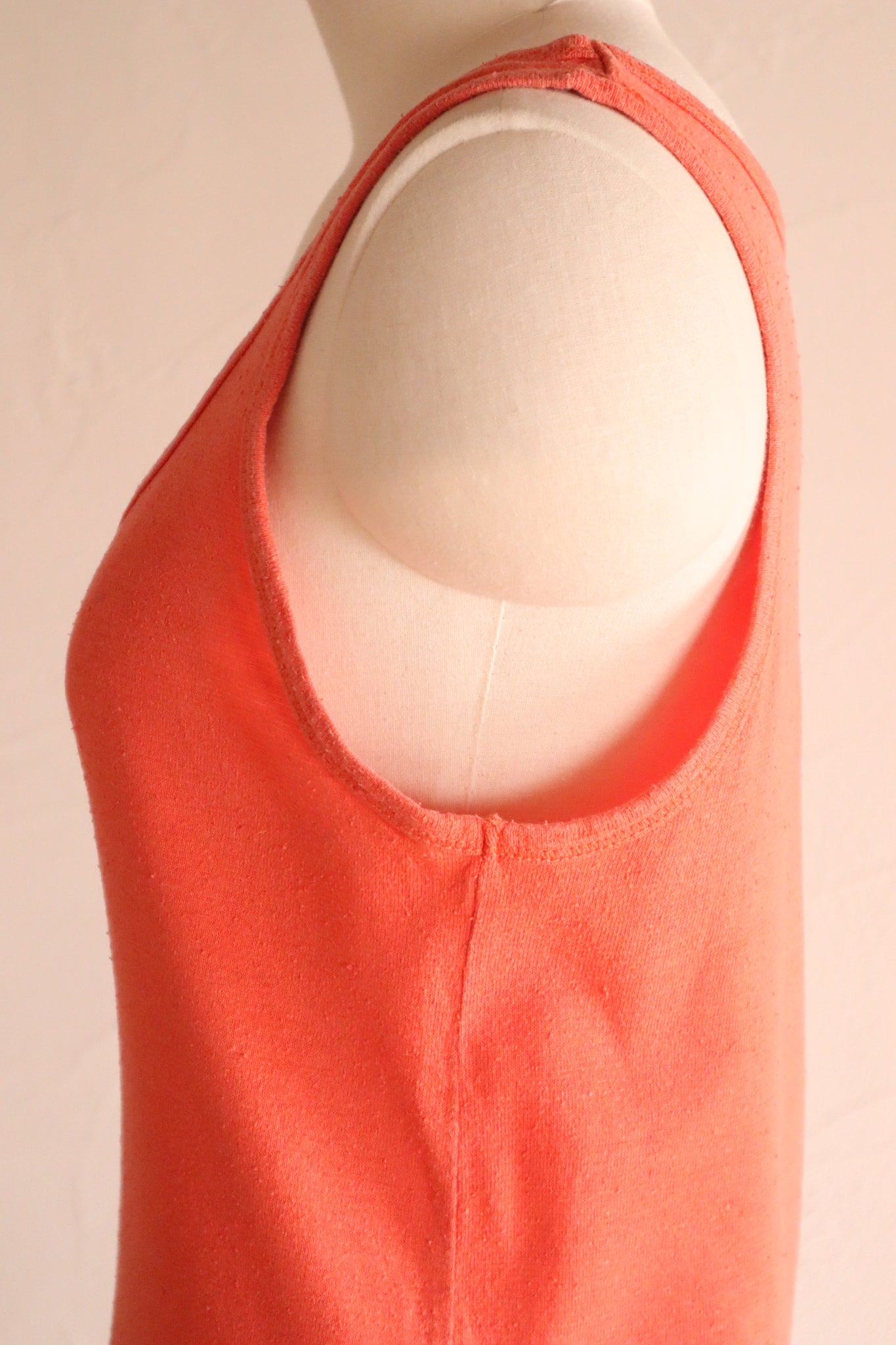 90s Coral Cotton Dress