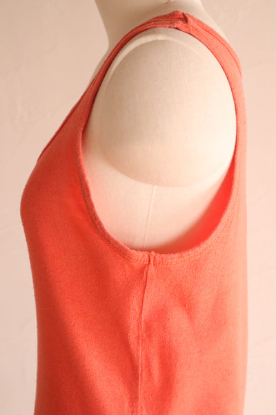 90s Coral Cotton Dress