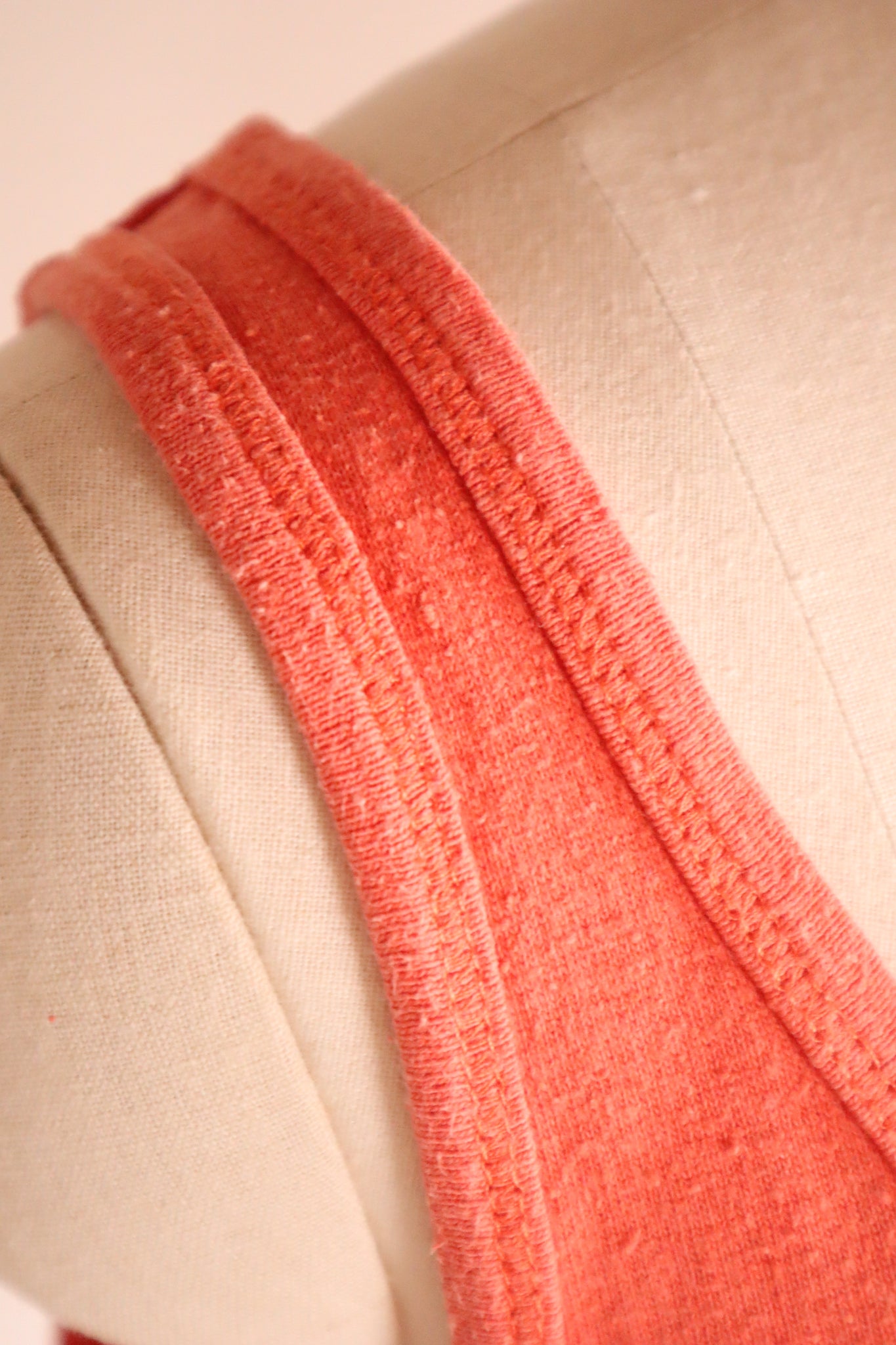 90s Coral Cotton Dress