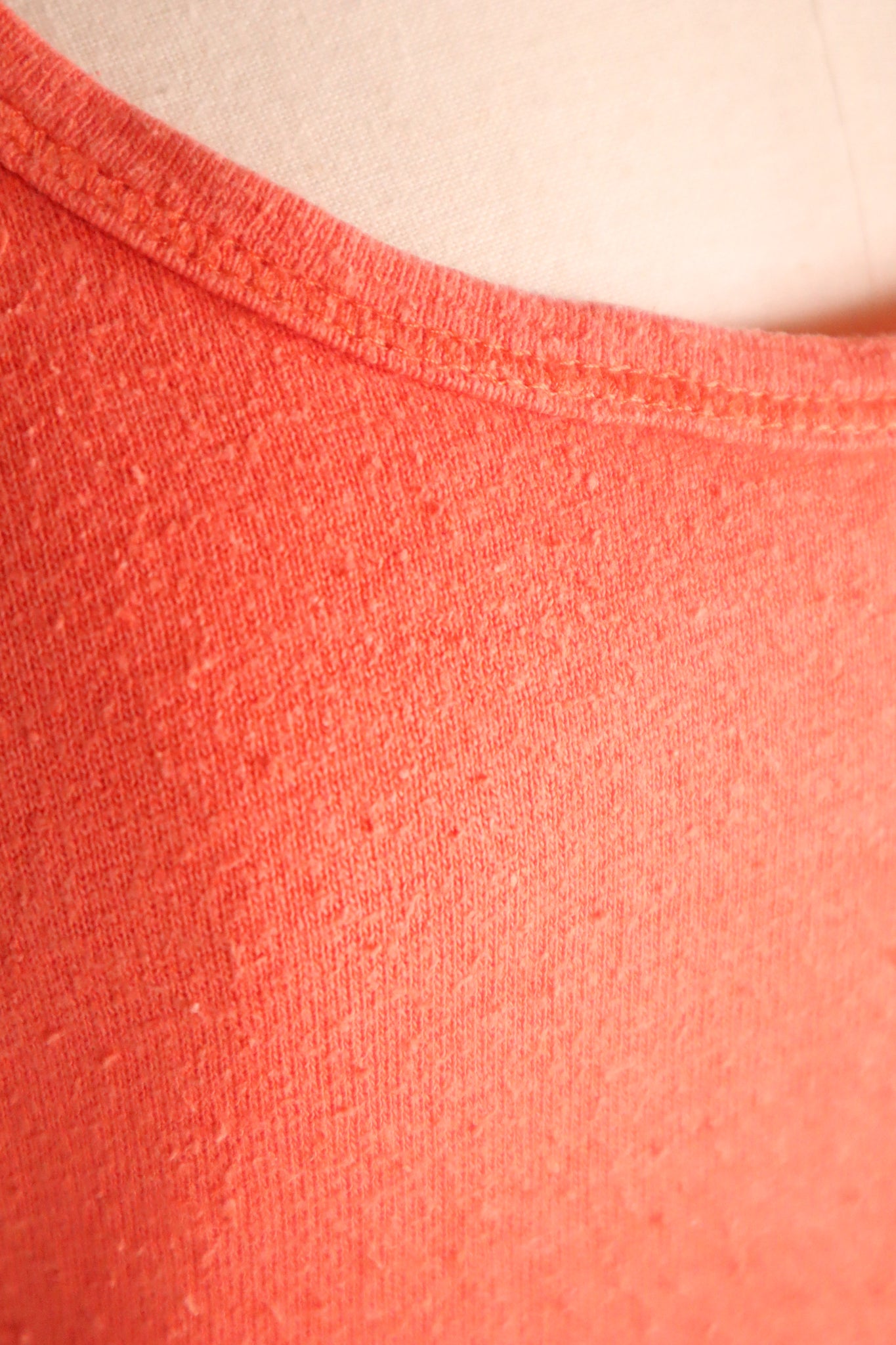 90s Coral Cotton Dress