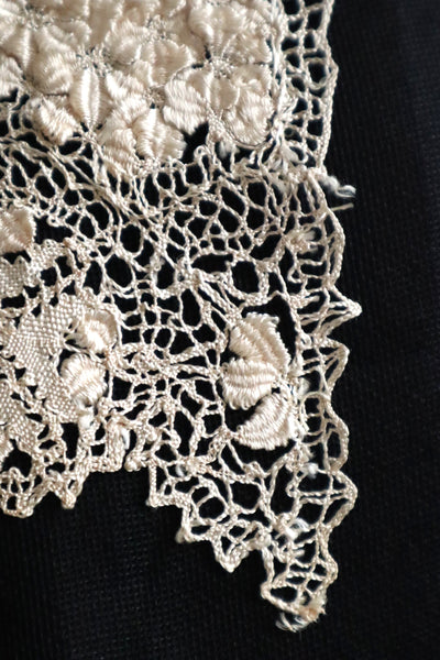 19th Century Silk Maltese Lace Collar