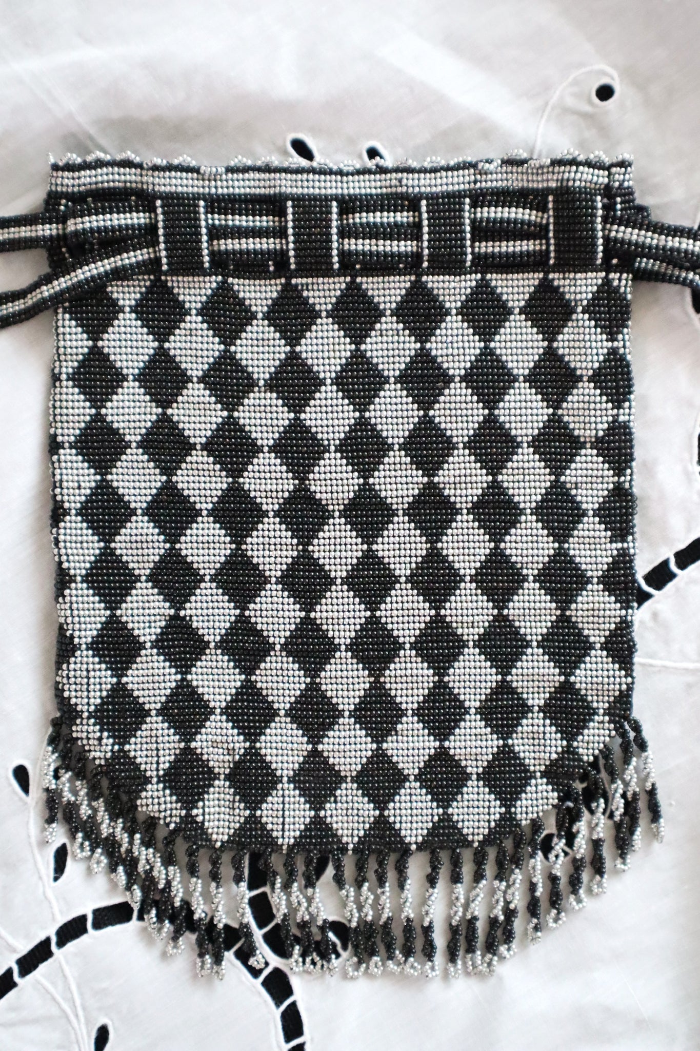 1920s British Beaded Evening Bag