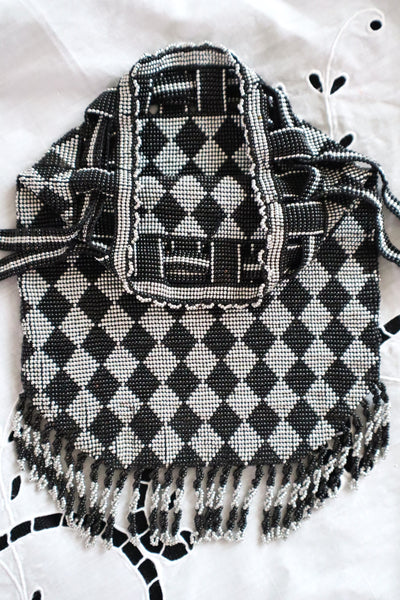 1920s British Beaded Evening Bag