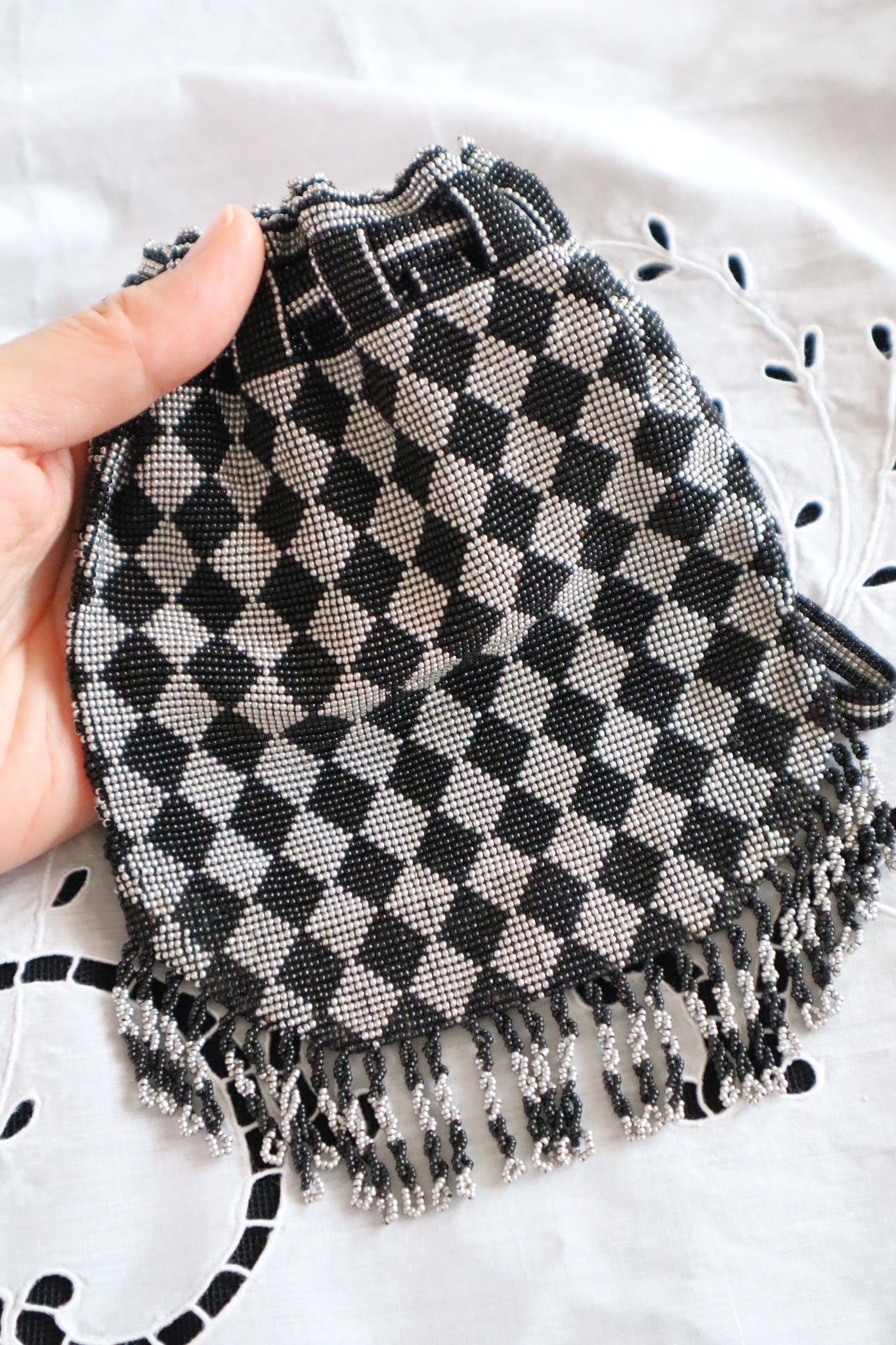 1920s British Beaded Evening Bag