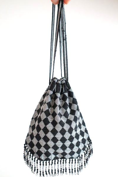 1920s British Beaded Evening Bag