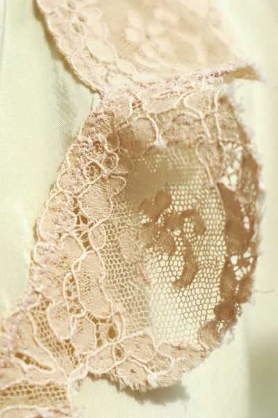 1930s Pale Green Silk Dress