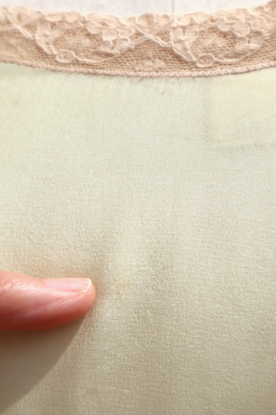 1930s Pale Green Silk Dress
