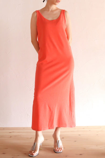 90s Coral Cotton Dress