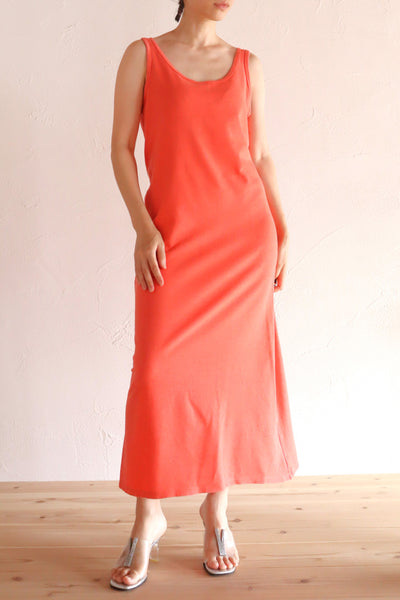 90s Coral Cotton Dress