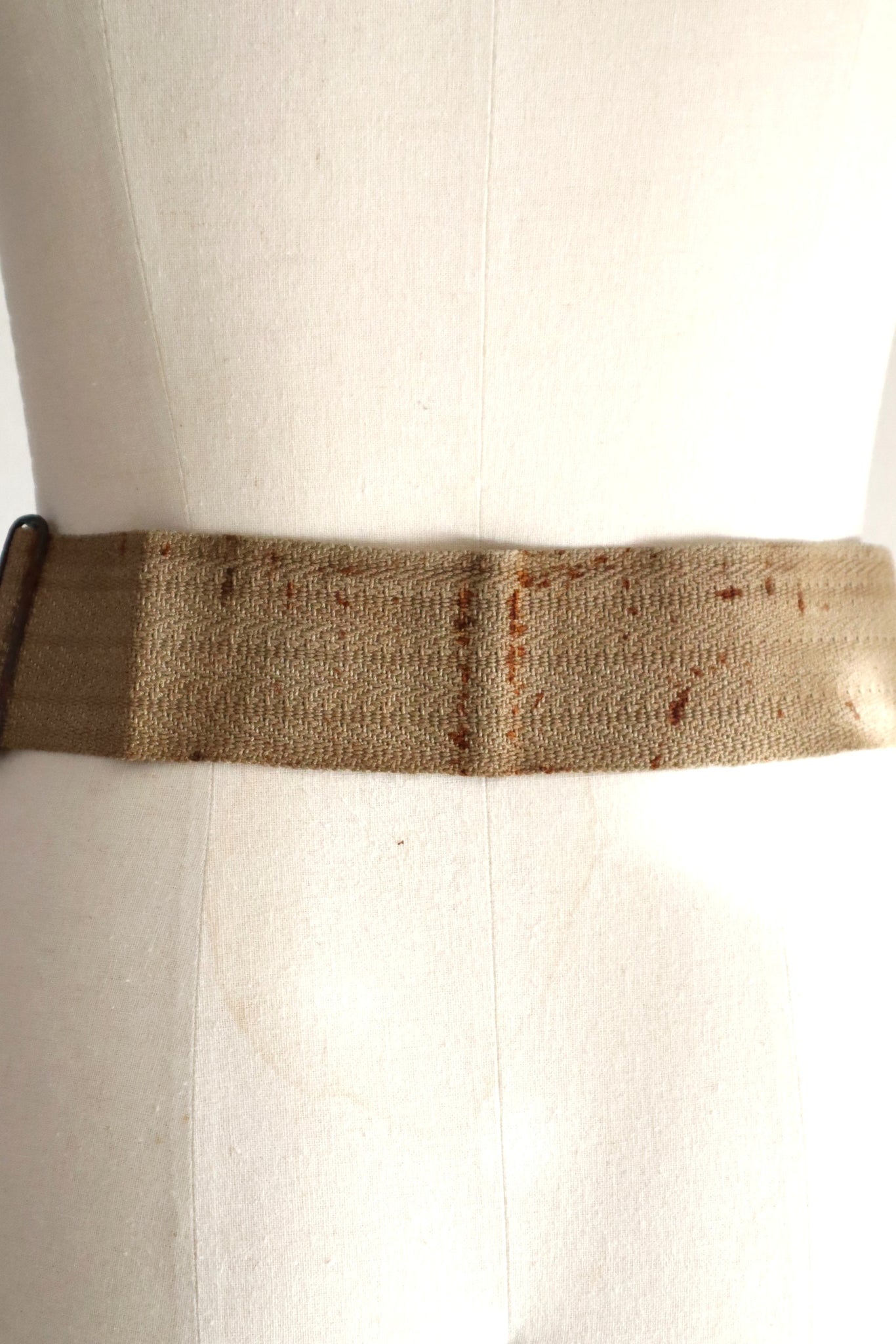 1890s–1910s French Utility Belt with Leather Pouches