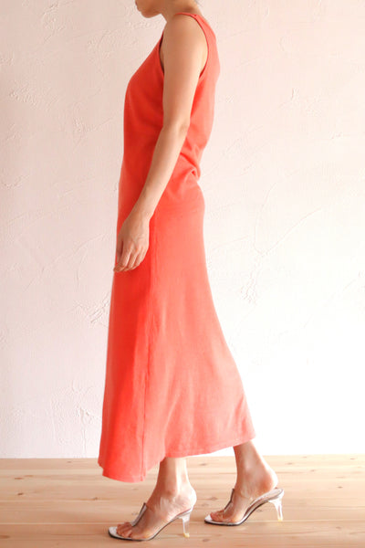90s Coral Cotton Dress