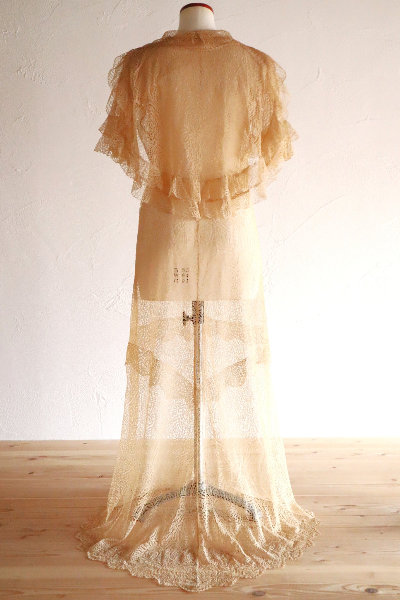 1910s–1920s French Lace Overlay Dress