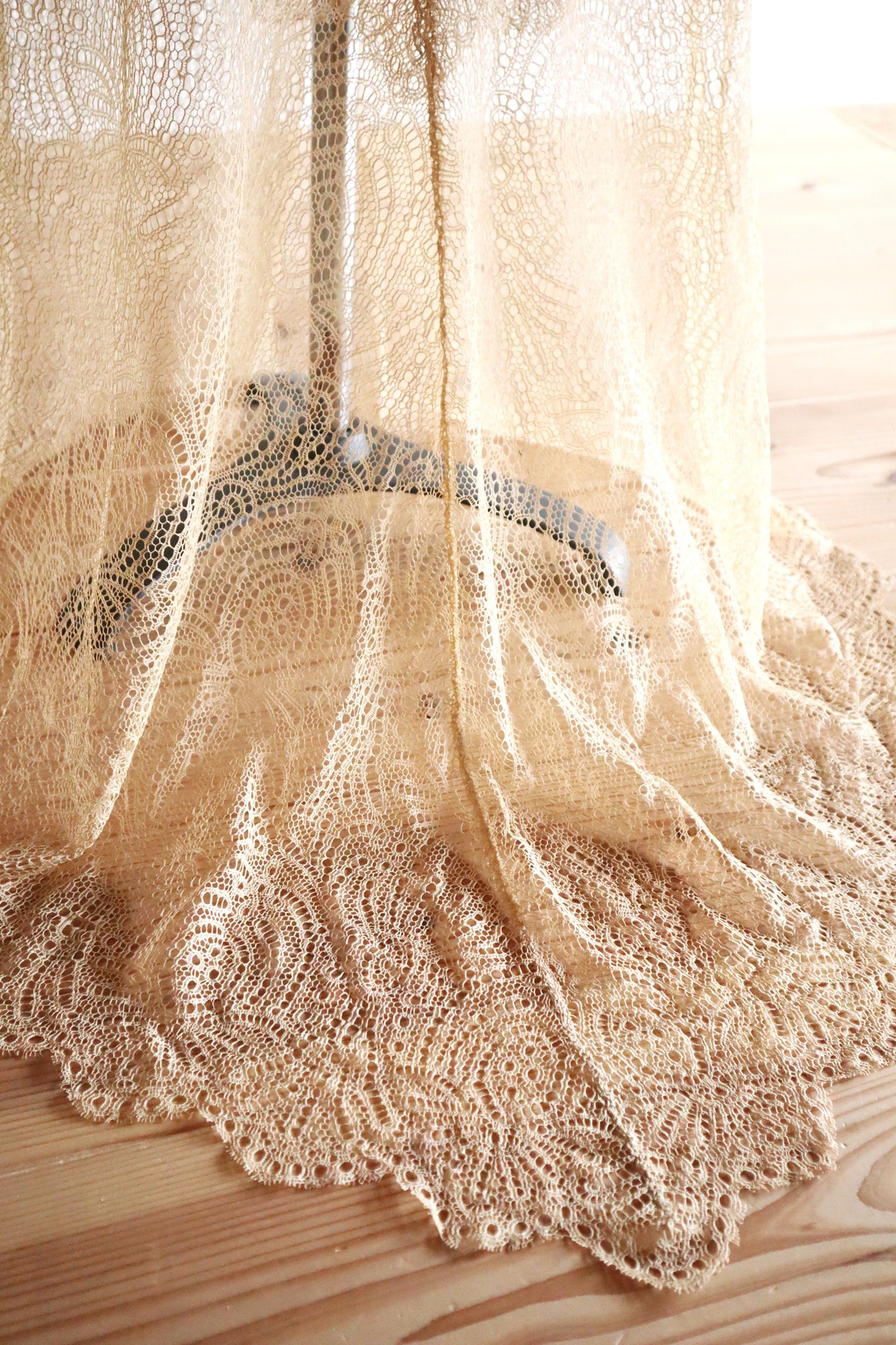 1910s–1920s French Lace Overlay Dress