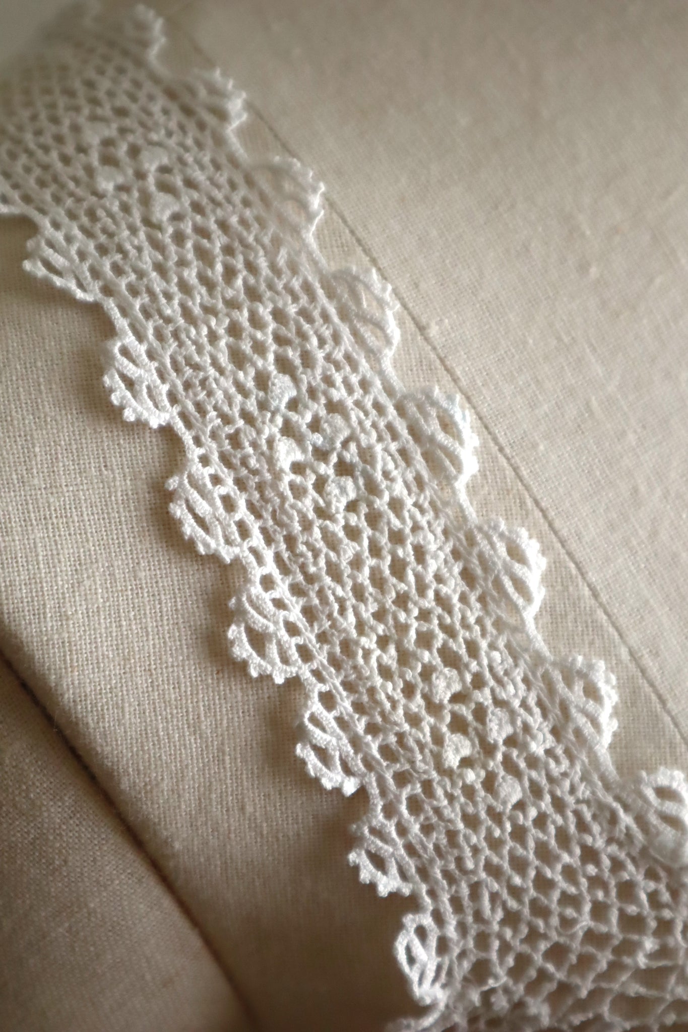 Handcrafted Corset Cover with Antique French Hand-Crocheted Lace