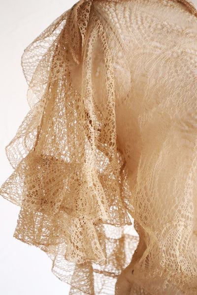 1910s–1920s French Lace Overlay Dress