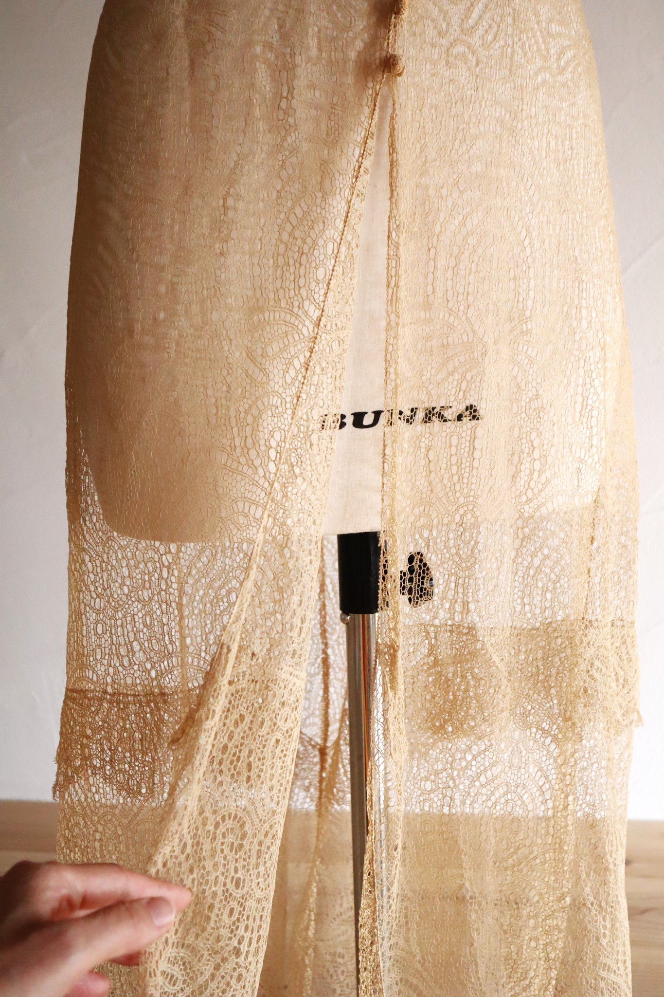 1910s–1920s French Lace Overlay Dress