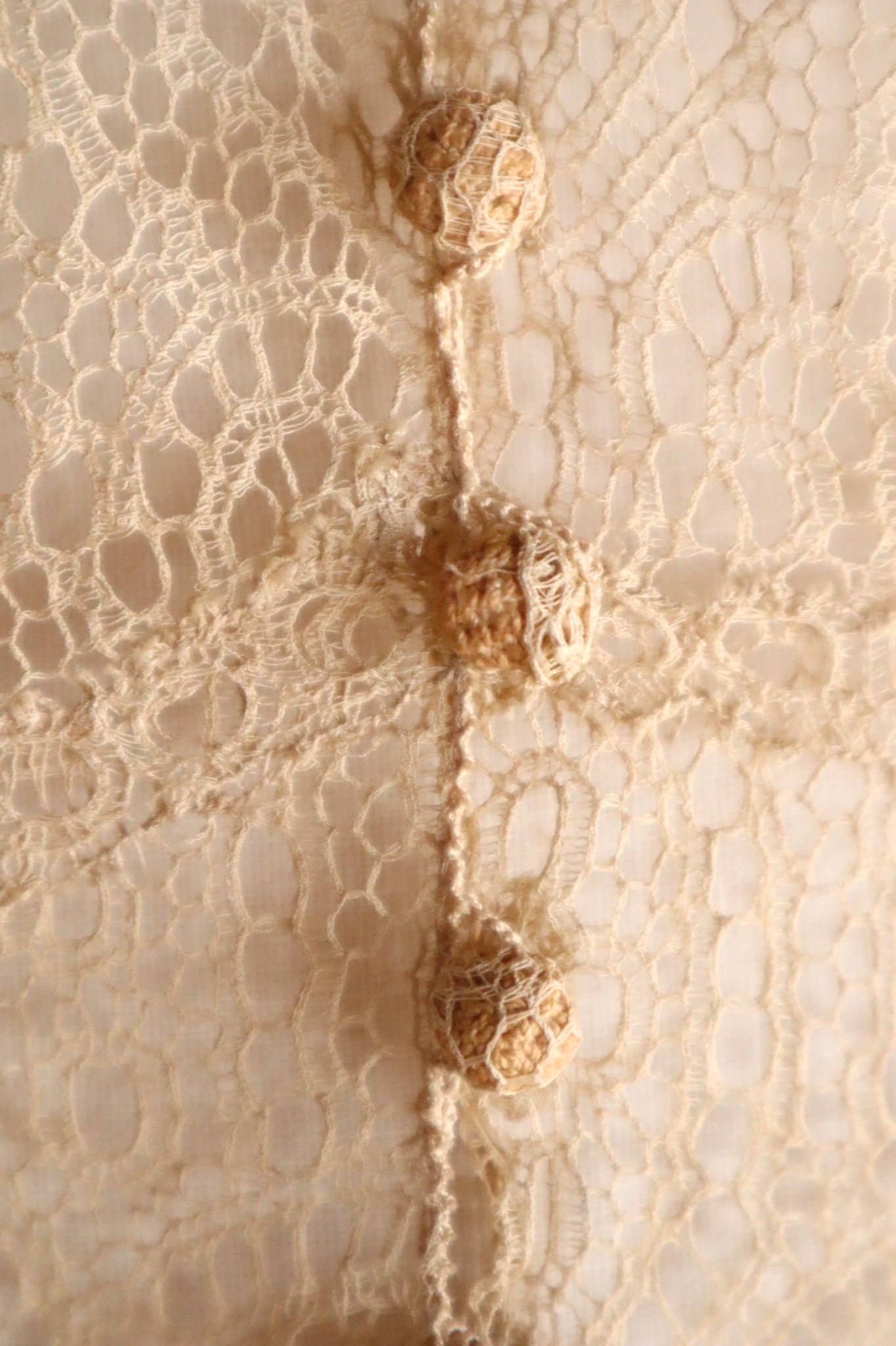 1910s–1920s French Lace Overlay Dress