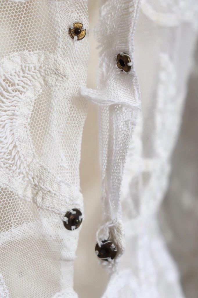 1900s Tape Lace Tulle Blouse