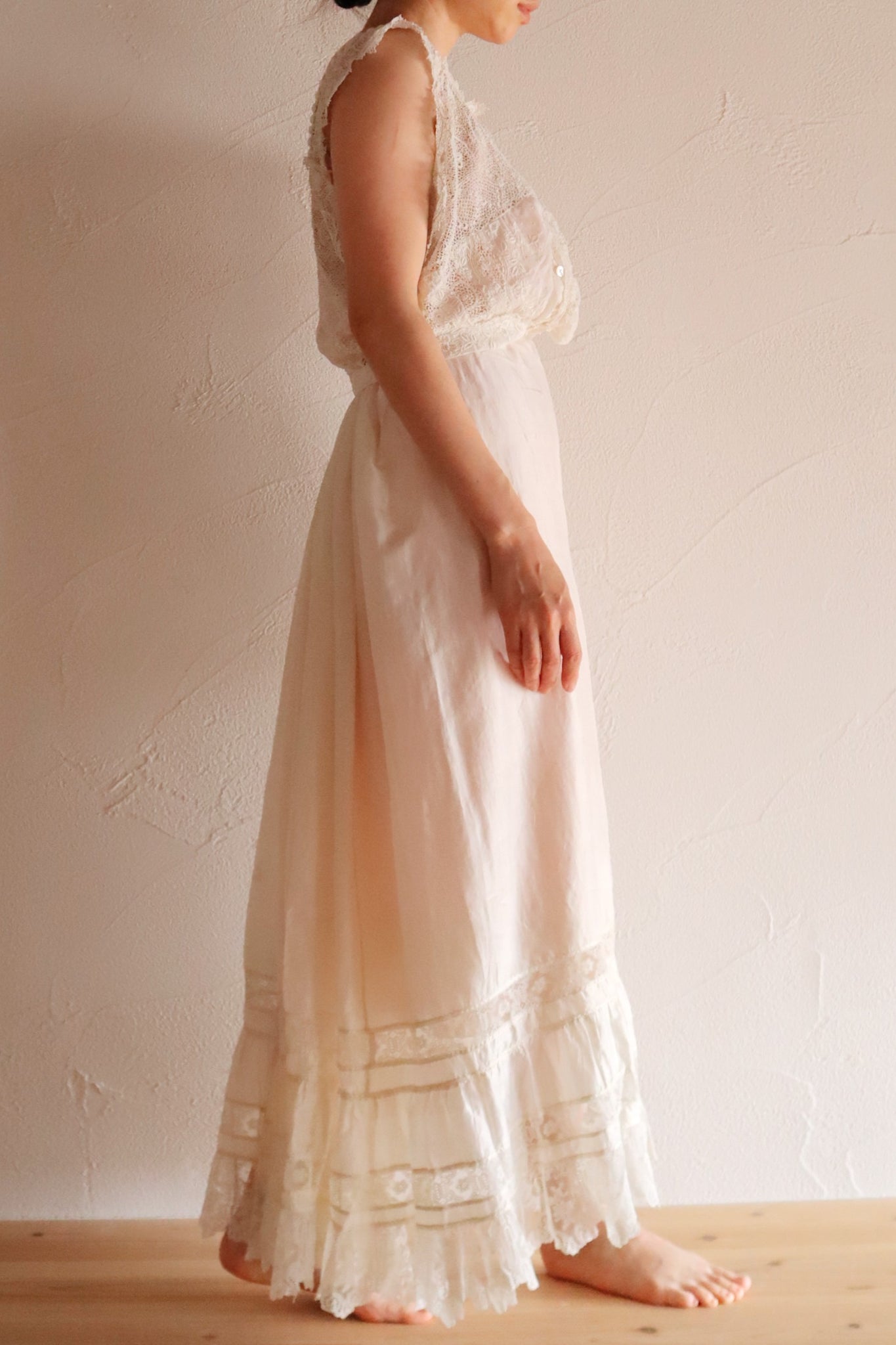 1910s Silk Petticoat Skirt