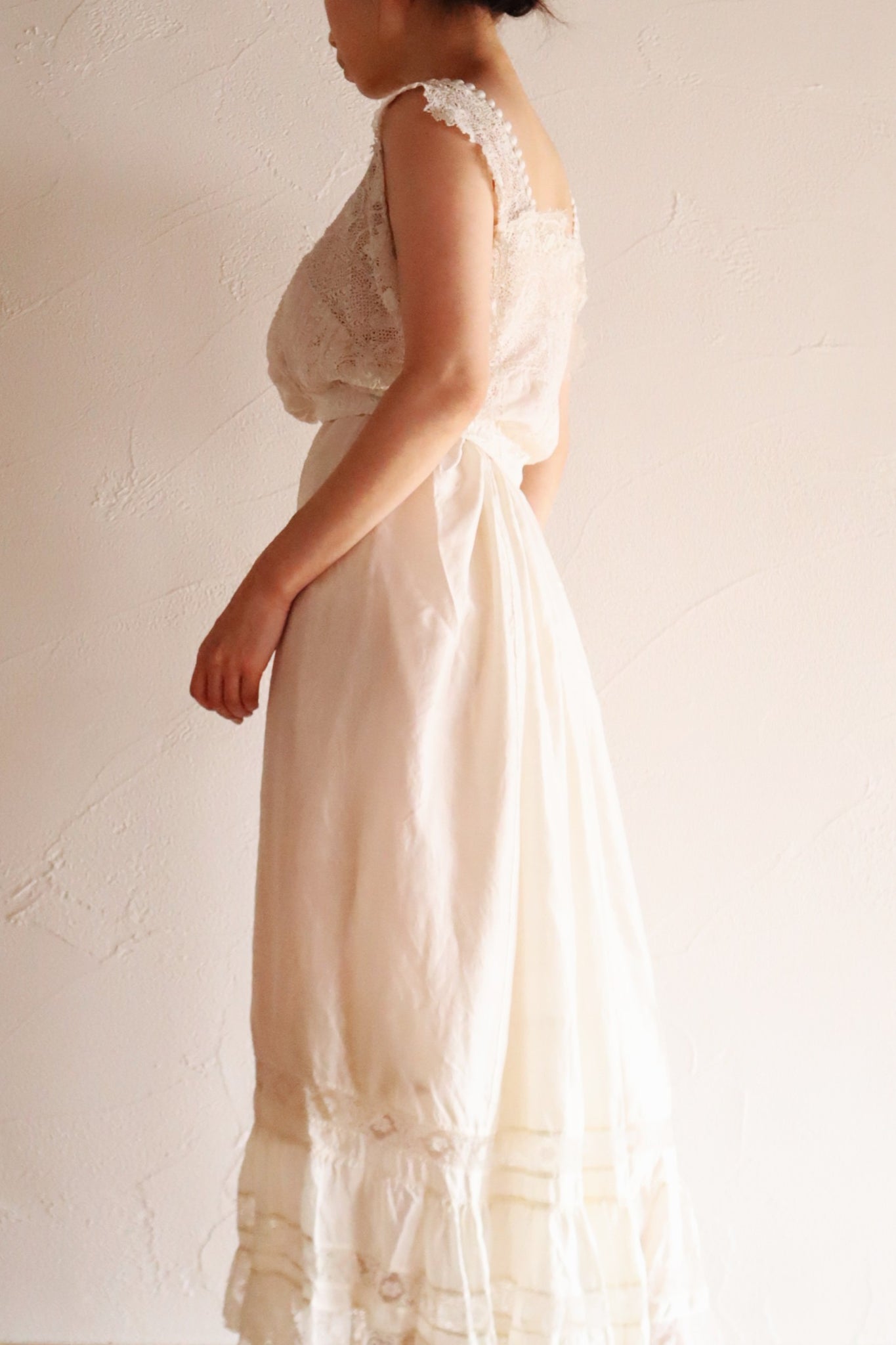 1900s French Antique Baby Dress Reworked Corset Cover