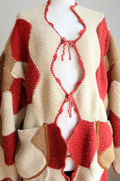 70s Patchwork Blanket Gown